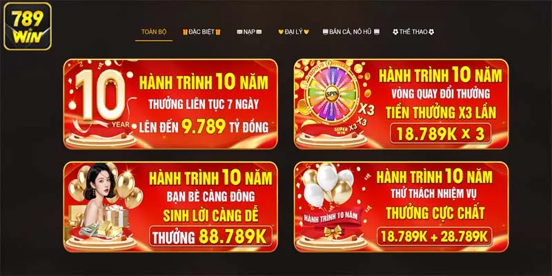 Khuyến mãi 789WIN luôn đặc biệt so với mặt bằng chung